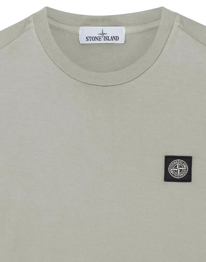 Mens 24113 Short Sleeve TShirt In Dove Grey Stone Island TShirts