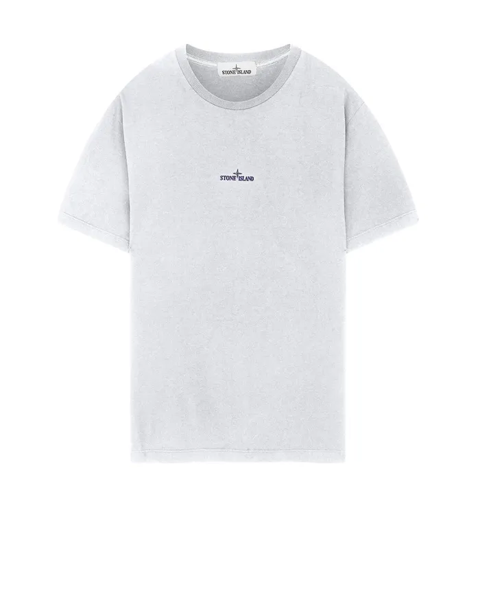 Mens 2Ns81 Paint Stroke 2 Short Sleeve TShirt In White Stone Island TShirts