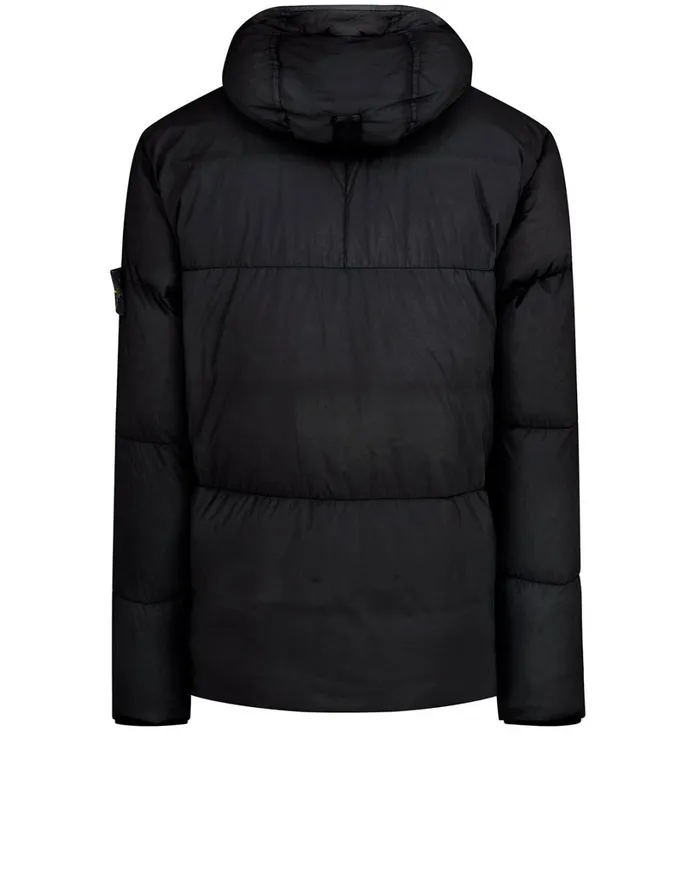 Mens 40723 Garment Dyed Crinkle Rep Ny Real Down Jacket In Charcoal Stone Island Coats 038 Jackets