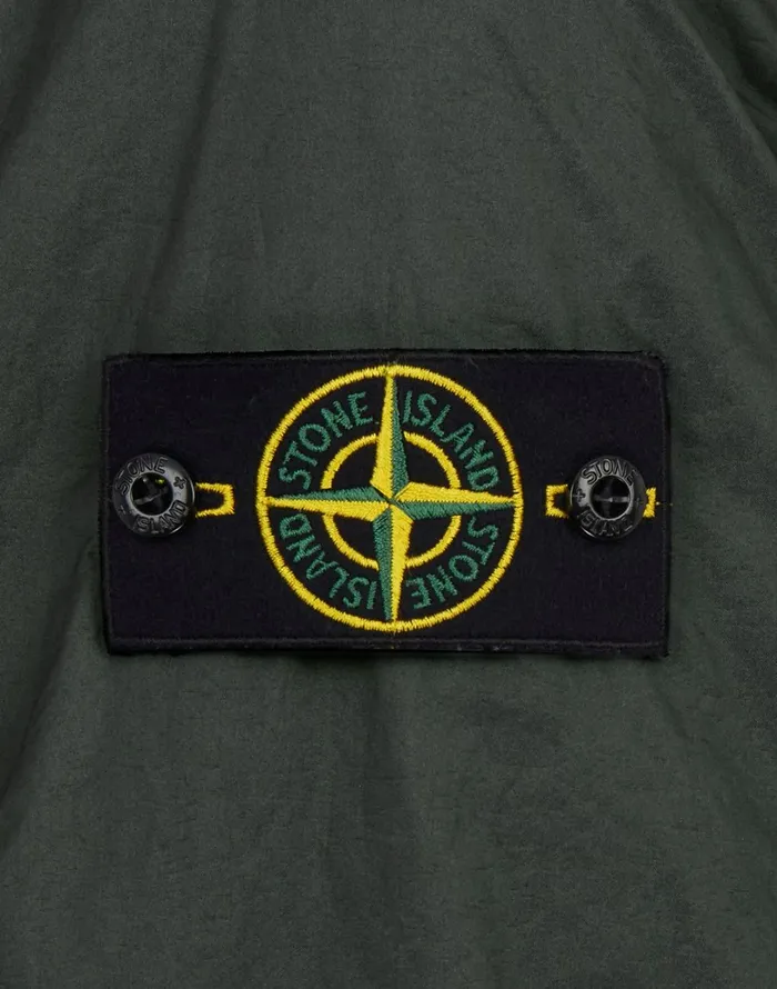 Mens 43035 Lamy Flock Hooded Jacket In Dark Forest Stone Island Coats 038 Jackets