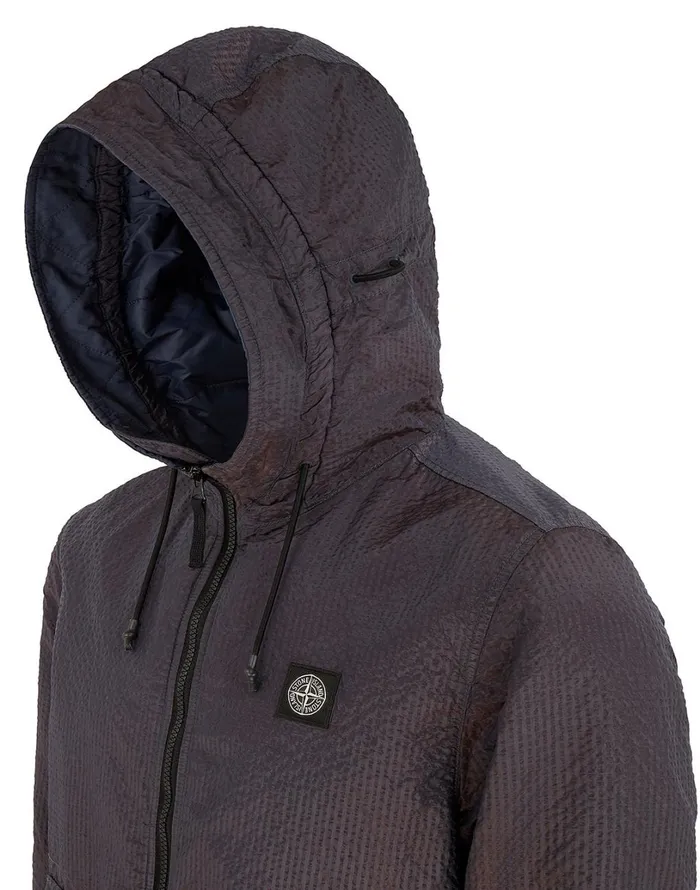 Mens 44234 PolyColour Frame Con PrimaloftTc Jacket In Marine Blue Stone Island Coats 038 Jackets