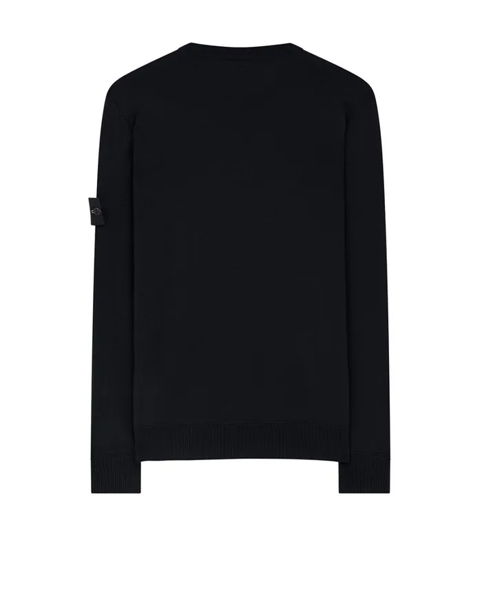 Mens 526C4 Crewneck Knit In Navy Stone Island Knitwear