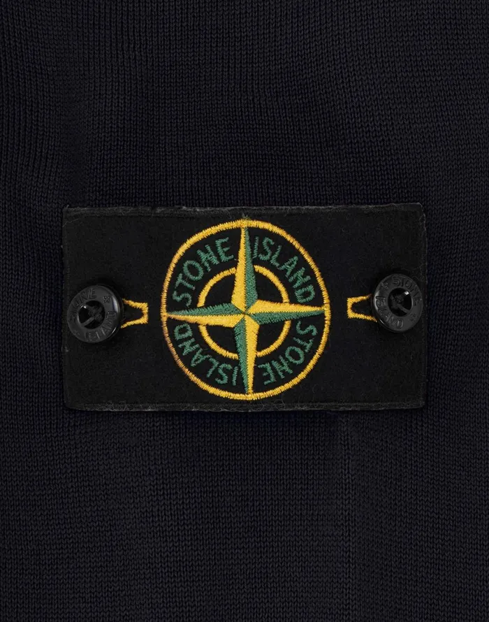 Mens 526C4 Crewneck Knit In Navy Stone Island Knitwear