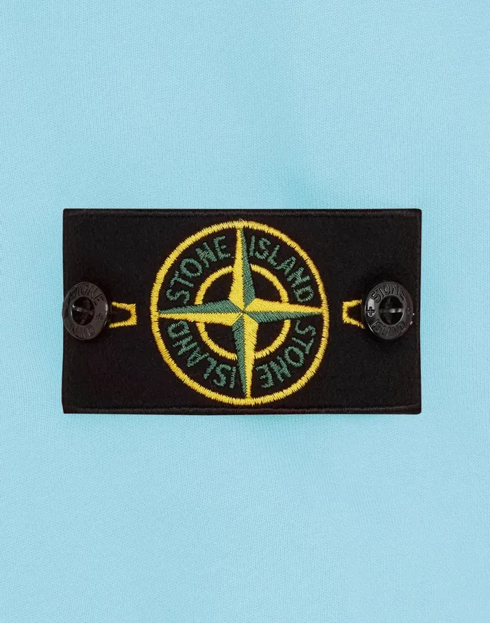 Mens 63020 Sweatshirt In Aqua Stone Island Sweatshirts
