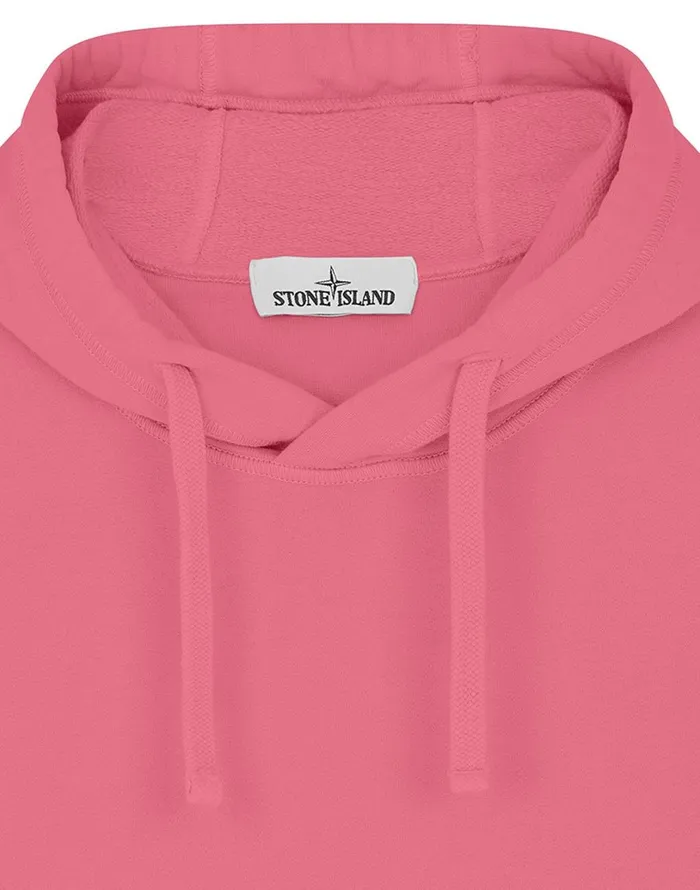 Mens 64120 Hooded Sweatshirt In Pink Stone Island Sweatshirts