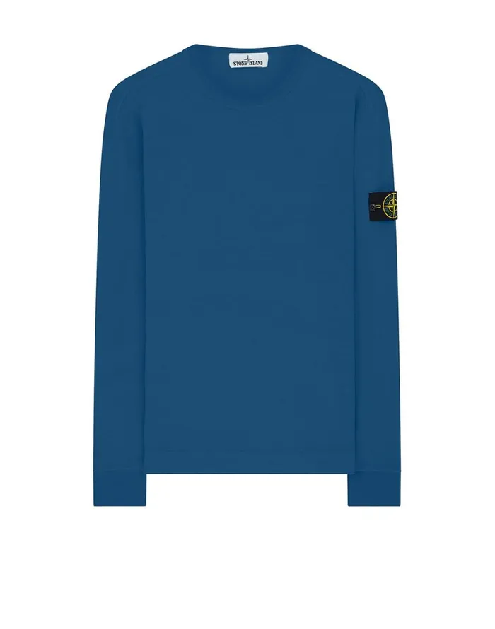 Mens 64450 Sweatshirt In Periwinkle Stone Island Sweatshirts