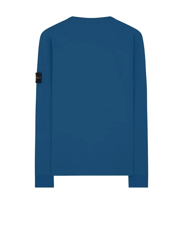 Mens 64450 Sweatshirt In Periwinkle Stone Island Sweatshirts