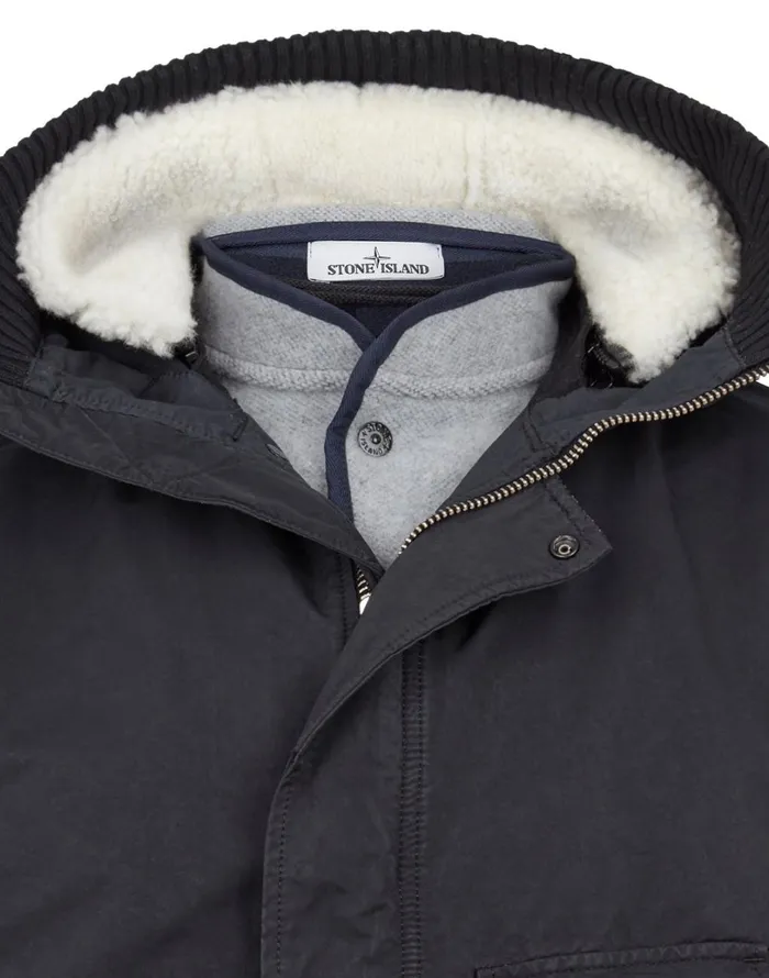 Mens 70749 DavidTcDetachable Lining Parka In Navy Stone Island Coats 038 Jackets