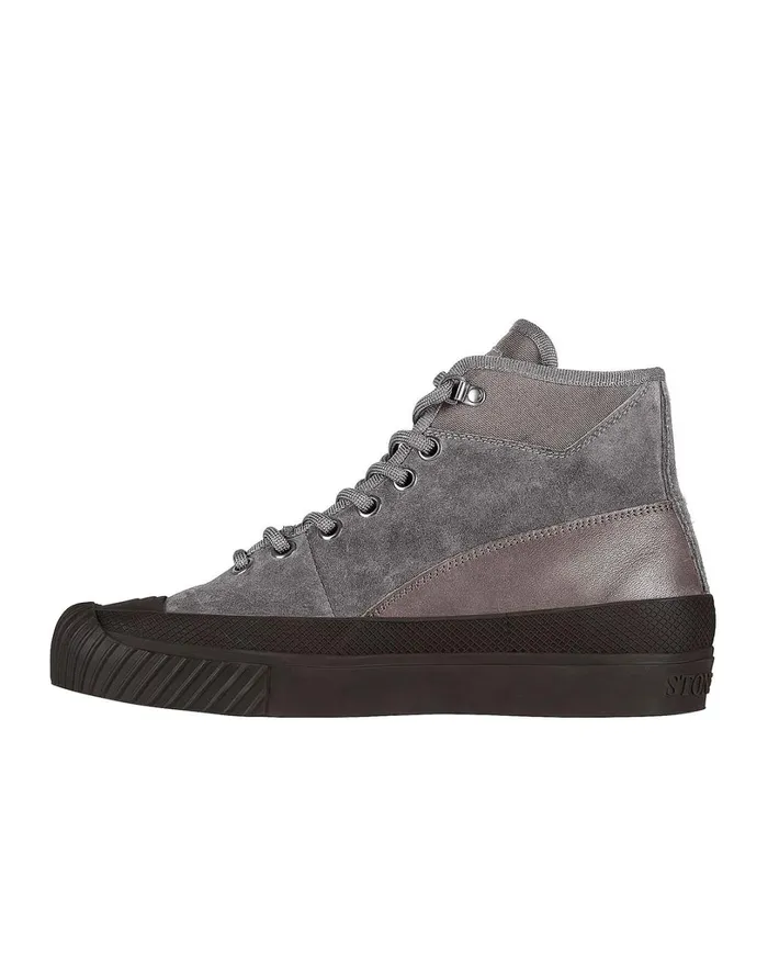 Mens Footwear Stone Island S02F6 Ankle Boot In Smoky GreyFootwear Smoky Grey