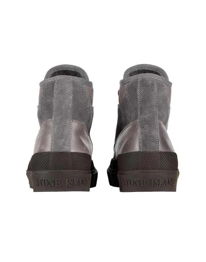 Mens Footwear Stone Island S02F6 Ankle Boot In Smoky GreyFootwear Smoky Grey