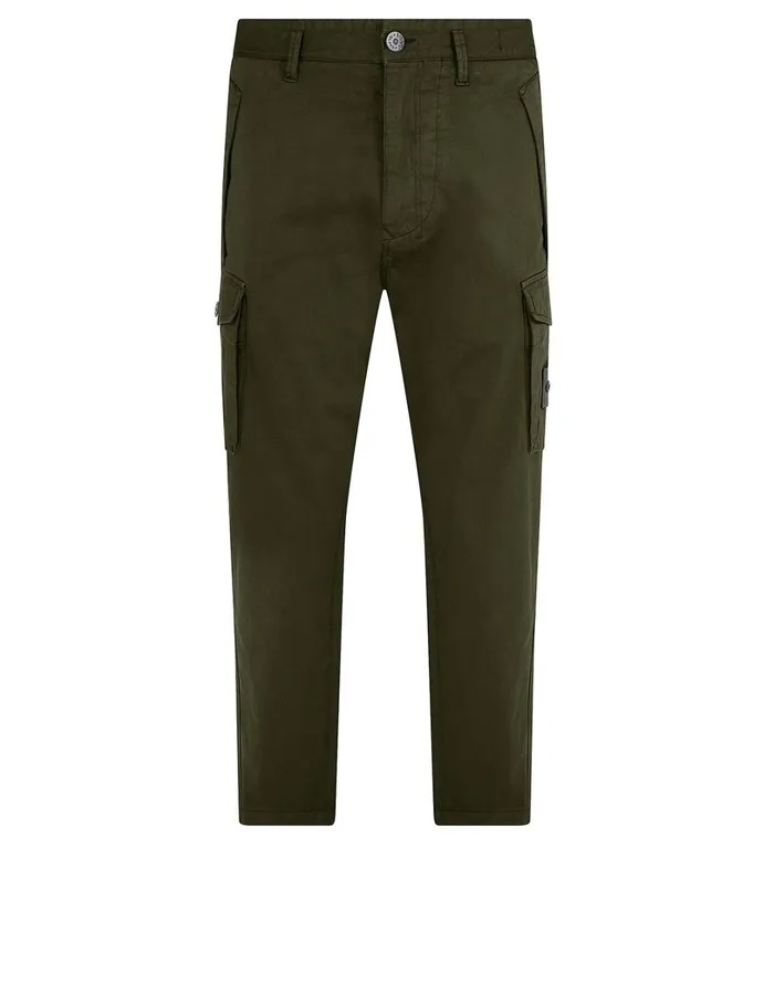 Mens Trousers Stone Island 326F4 Cargo Pants In KhakiTrousers Khaki