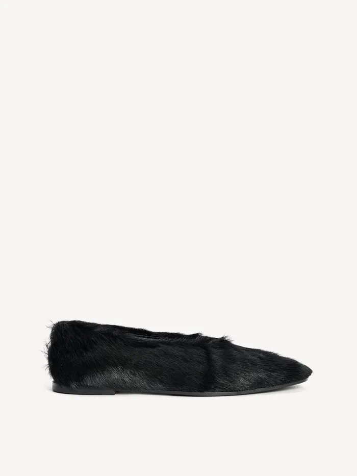 Merina Leather Flats Black Women By Malene Birger Shoes
