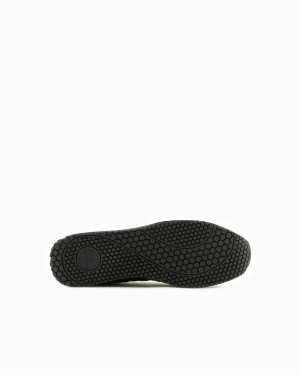 Microfiber Sneakers With Logo Black Women Armani Sneakers Microfiber Sneakers With Logo Black Women Armani Sneakers