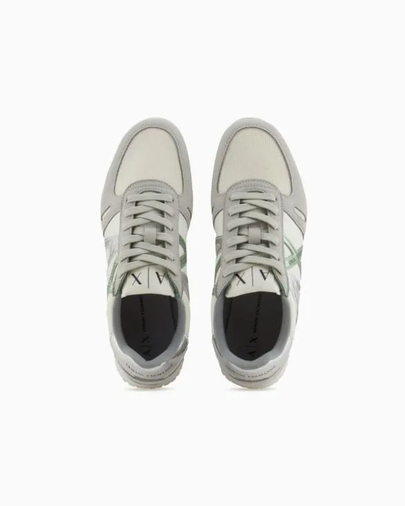 Microfiber Sneakers With Logo Grey Women Armani Sneakers Microfiber Sneakers With Logo Grey Women Armani Sneakers