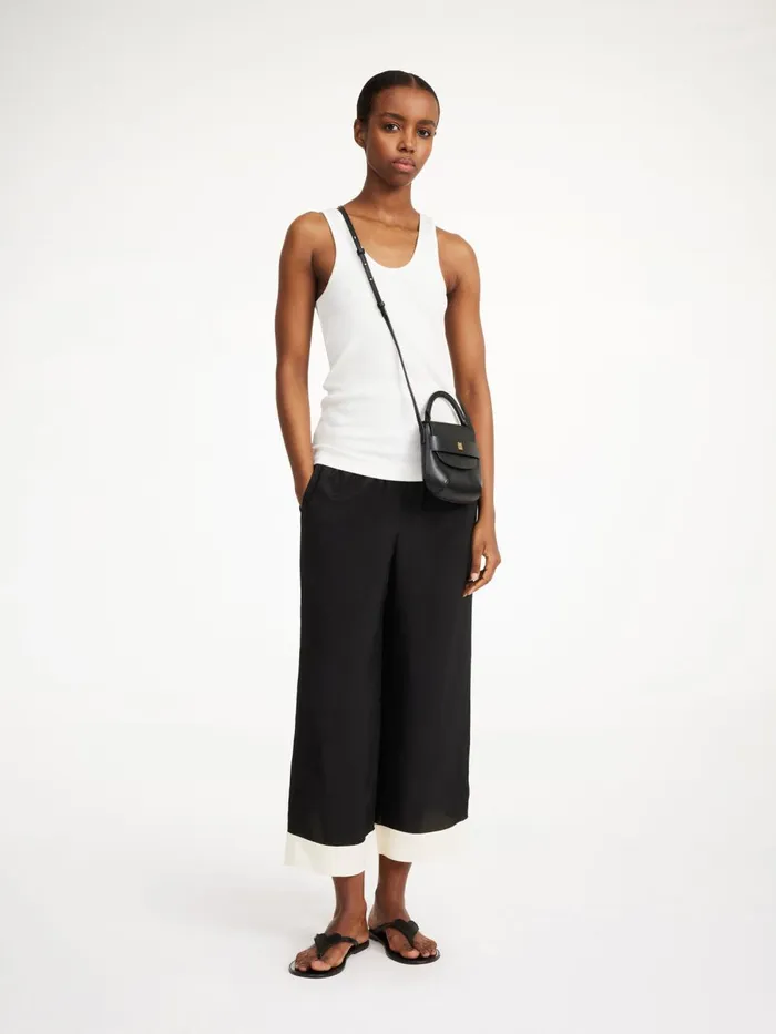 Mirabello Trousers Black Women By Malene Birger Trousers