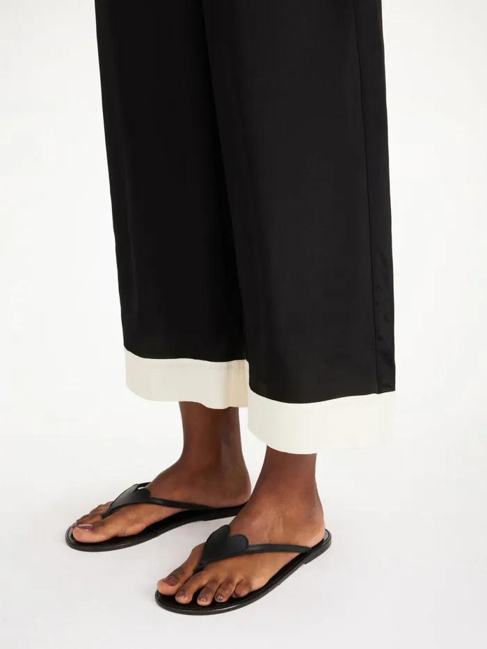 Mirabello Trousers Black Women By Malene Birger Trousers