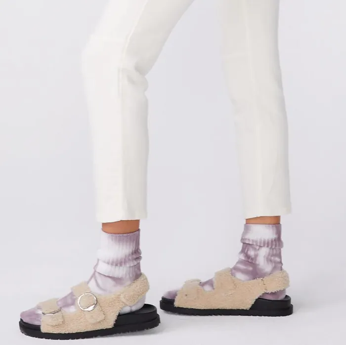 MONROW ACCESSORIES Organic Tie Dye Socks Misty Lilac 8211 Shop