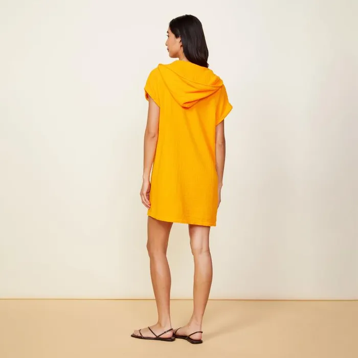 MONROW DRESSES Gauze Hooded Dress Mango 8211 Shop