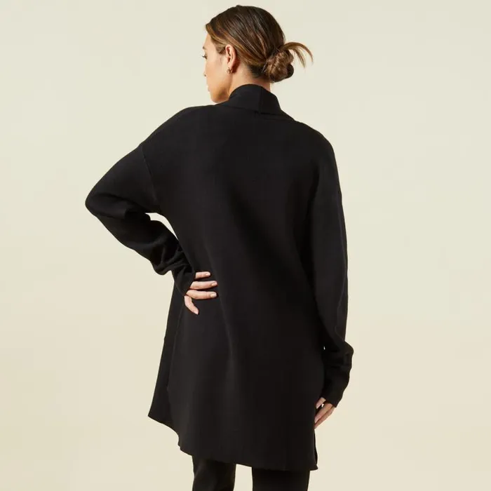 MONROW KNITS Soft Knit Sweater Cardigan Black 8211 Shop