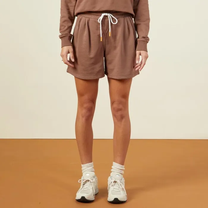 MONROW SHORTS 90039s Classic Sweat Short Dusty Cocoa 8211 Shop