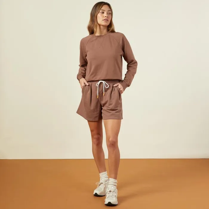 MONROW SHORTS 90039s Classic Sweat Short Dusty Cocoa 8211 Shop