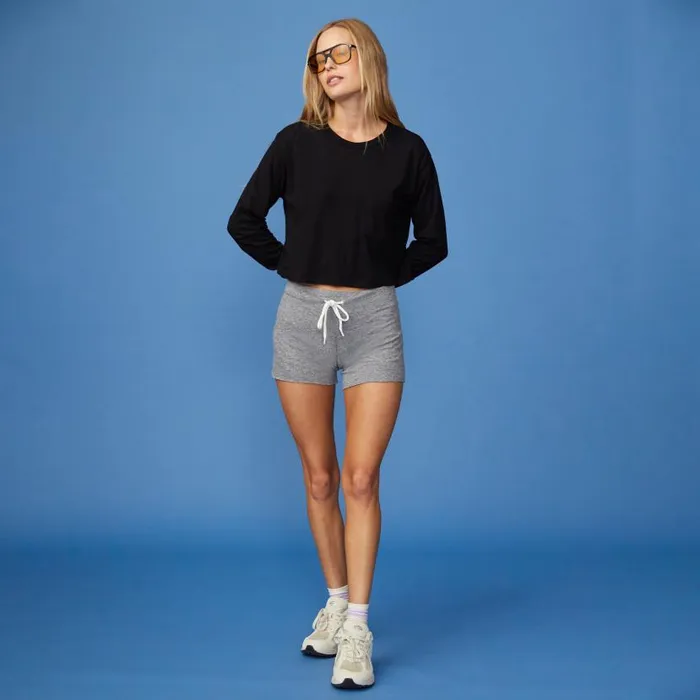 MONROW SHORTS Textured TriBlend Vintage Shorts Granite 8211 Shop