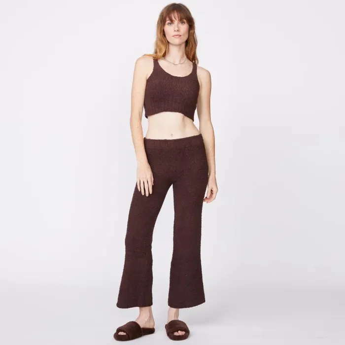 MONROW SWEATS Plush Sweater Pants Cocoa 8211 Shop