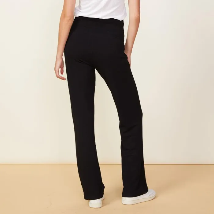 MONROW SWEATS Supersoft Flare Pant Black 8211 Shop
