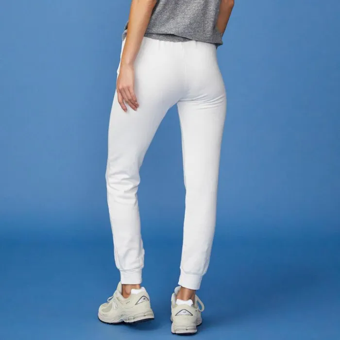 MONROW SWEATS Supersoft Fleece Jogger White 8211 Shop