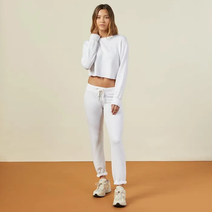 MONROW SWEATS Supersoft Vintage Sweats White 8211 Shop