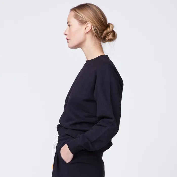 MONROW SWEATSHIRTS 90039s Classic Raglan Black 8211 Shop