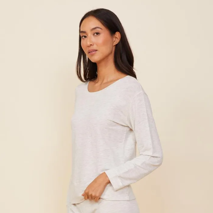 MONROW SWEATSHIRTS Supersoft Crew Neck Sweatshirt Ash 8211 Shop