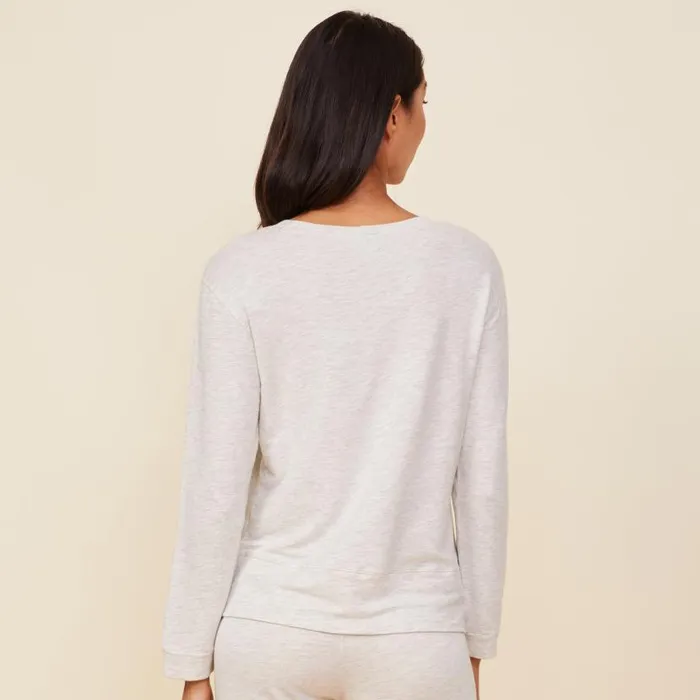 MONROW SWEATSHIRTS Supersoft Crew Neck Sweatshirt Ash 8211 Shop