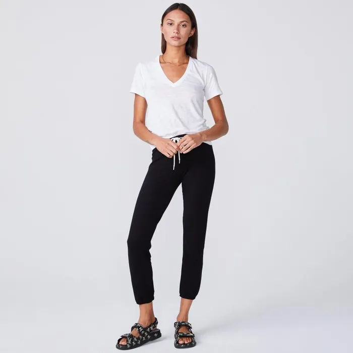 MONROW TEES Textured TriBlend Fitted V Neck Tee White 8211 Shop