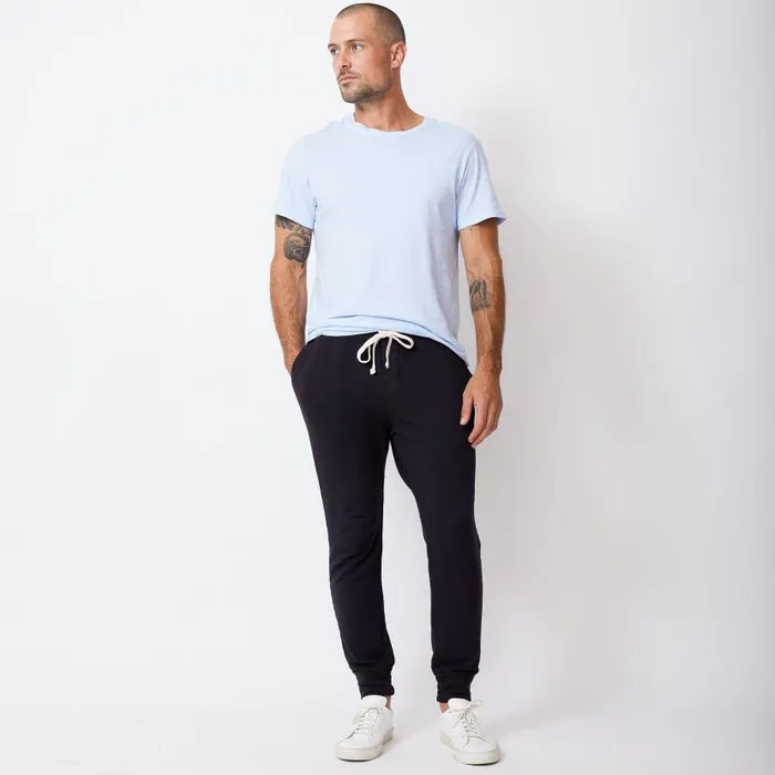 MONROW VIEW ALL Supersoft Fleece Jogger Faded Black 8211 Shop
