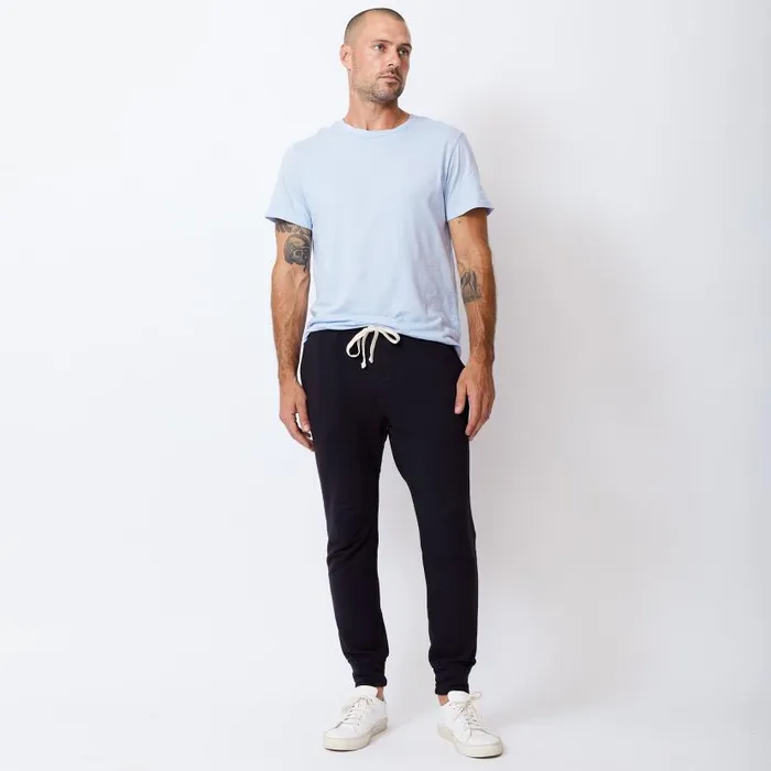 MONROW VIEW ALL Supersoft Fleece Jogger Faded Black 8211 Shop
