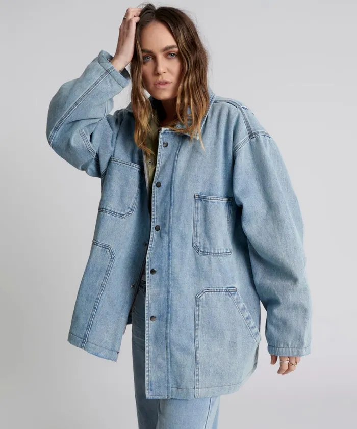 MY BOYFRIENDS JACKET BLUE Women One Teaspoon Denim Jackets MY BOYFRIENDS JACKET BLUE Women One Teaspoon Denim Jackets