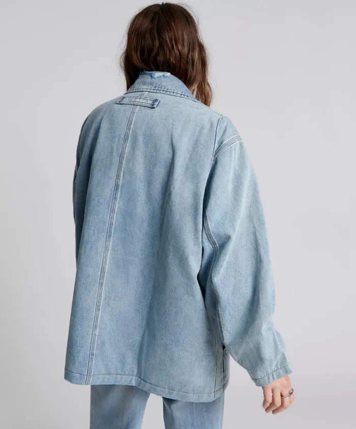 MY BOYFRIENDS JACKET BLUE Women One Teaspoon Denim Jackets MY BOYFRIENDS JACKET BLUE Women One Teaspoon Denim Jackets