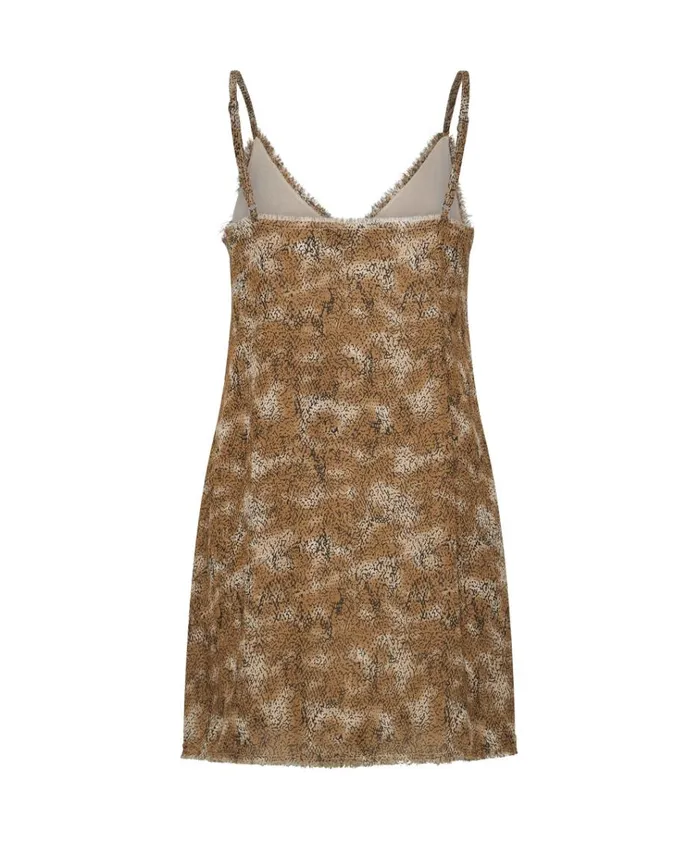 MYSTERIOUS SNAKE SLIP DRESS Women One Teaspoon Mini Dresses MYSTERIOUS SNAKE SLIP DRESS Women One Teaspoon Mini Dresses