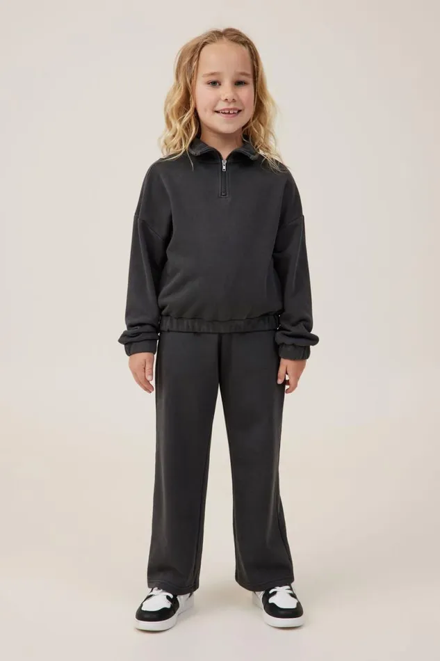 Naomi Half Zip Pullover Phantom Girls Cotton On Sweatshirts and Sweatpants Naomi Half Zip Pullover Phantom Girls Cotton On Sweatshirts and Sweatpants