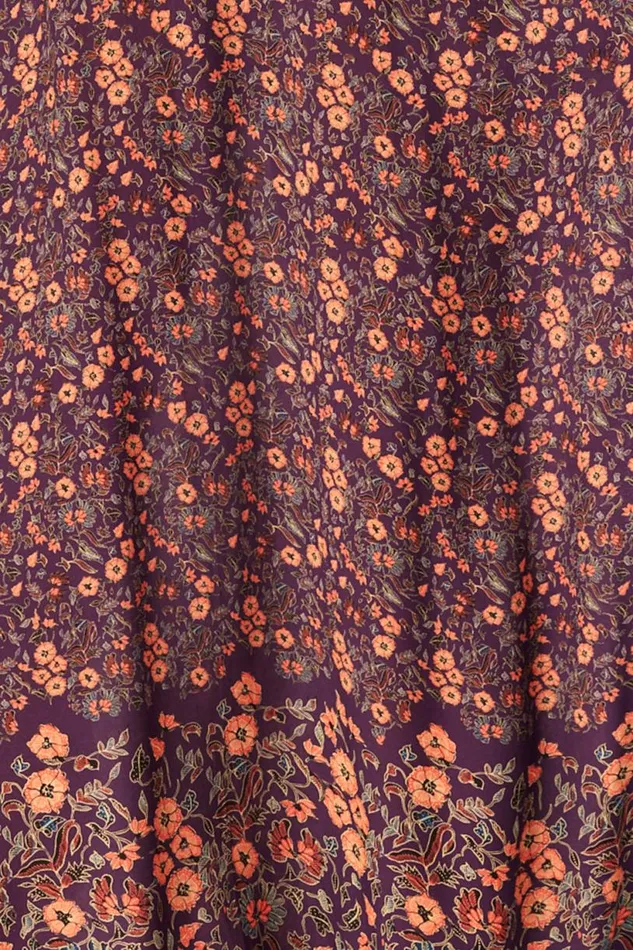Natalie Martin DONNA DRESS Petite Fleur Aubergine Shop Dresses
