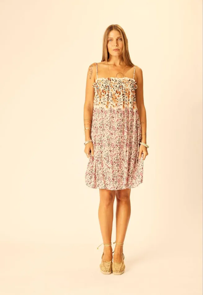 Natalie Martin DONNA DRESS Petite Fleur Aubergine Shop Dresses