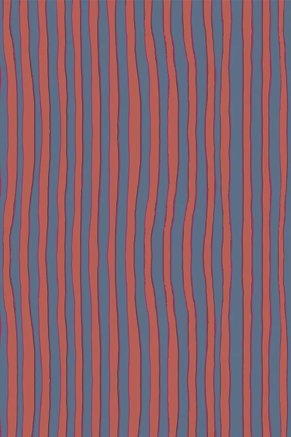 Natalie Martin FIORE MAXI Batik Stripe Blood Orange Shop Dresses