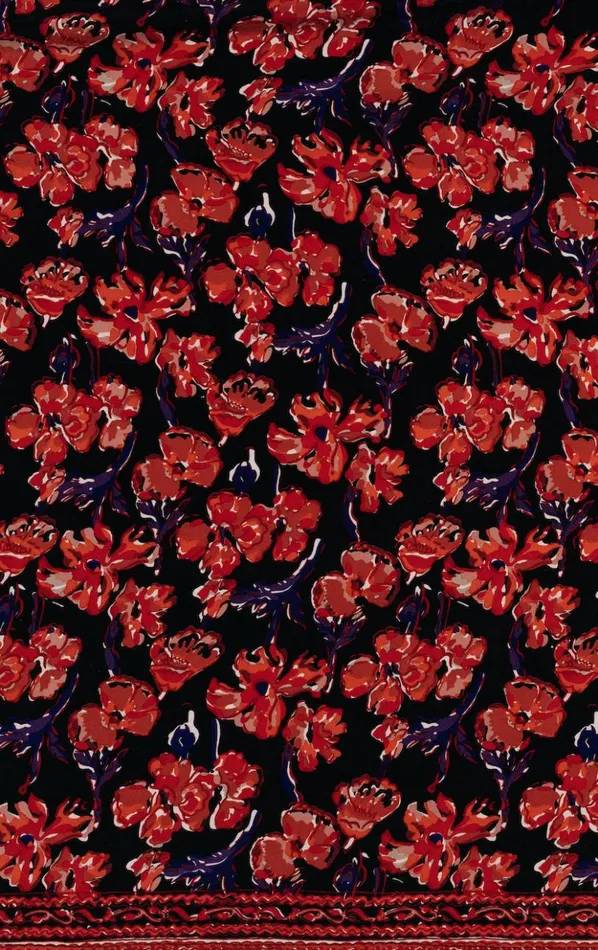 Natalie Martin HEATHER MAXI Silk Watercolor Print Onyx Shop Dresses