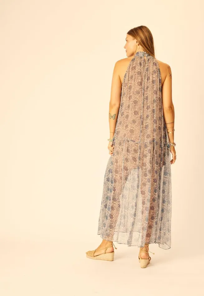 Natalie Martin INDIANA MAXI Snowflake Sea Shop Dresses