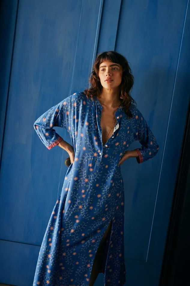 Natalie Martin ISOBEL DRESS Pinwheel Denim Shop Dresses