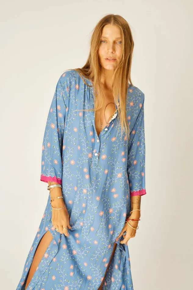 Natalie Martin ISOBEL DRESS Pinwheel Denim Shop Dresses