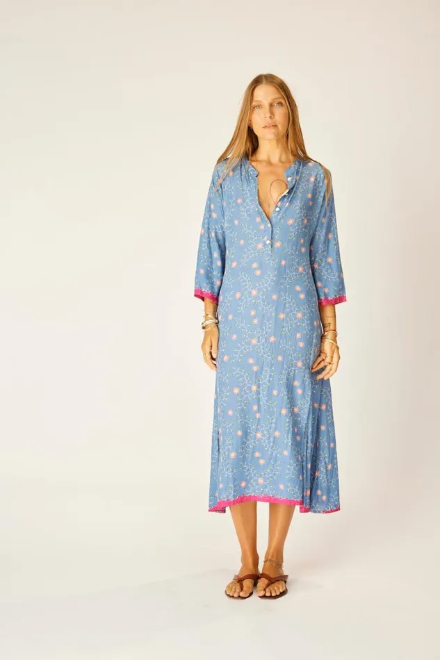 Natalie Martin ISOBEL DRESS Pinwheel Denim Shop Dresses