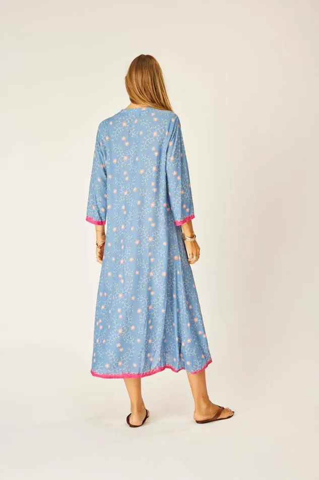Natalie Martin ISOBEL DRESS Pinwheel Denim Shop Dresses