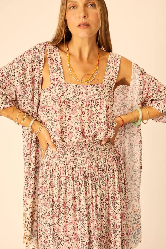 Natalie Martin JASMINE TOP Petite Fleur Rose Shop Tops